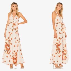 NWT: House of Harlow | Revolve 1960 - Floral Halter Maxi Dress Sz: Medium